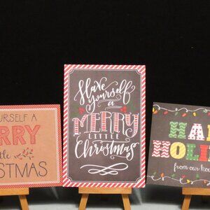Holiday Greeting Cards-Blank Winter Christmas Postcard Set-43